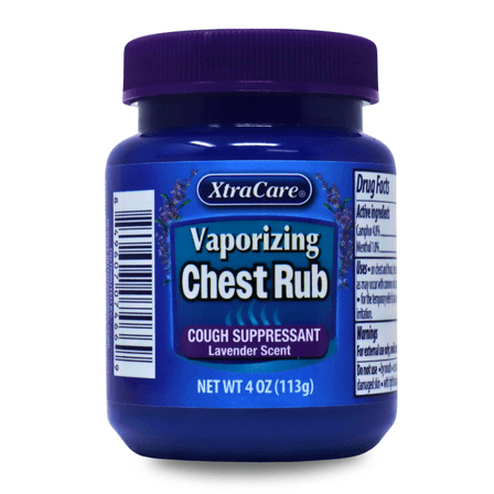 XtraCare Vaporizing Chest Rub, Lavender Scented Formula, 4 fl oz