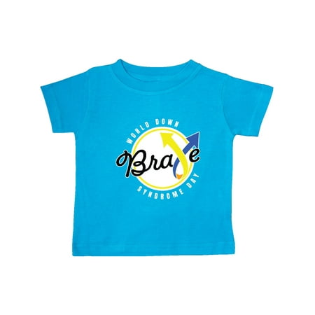 

Inktastic World Down Syndrome Day Brave Gift Baby Boy or Baby Girl T-Shirt