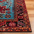 thumbnail image 3 of SAFAVIEH Vintage Hamadan Dania Oriental Runner Rug, Red/Light Blue, 2'3" x 12', 3 of 7
