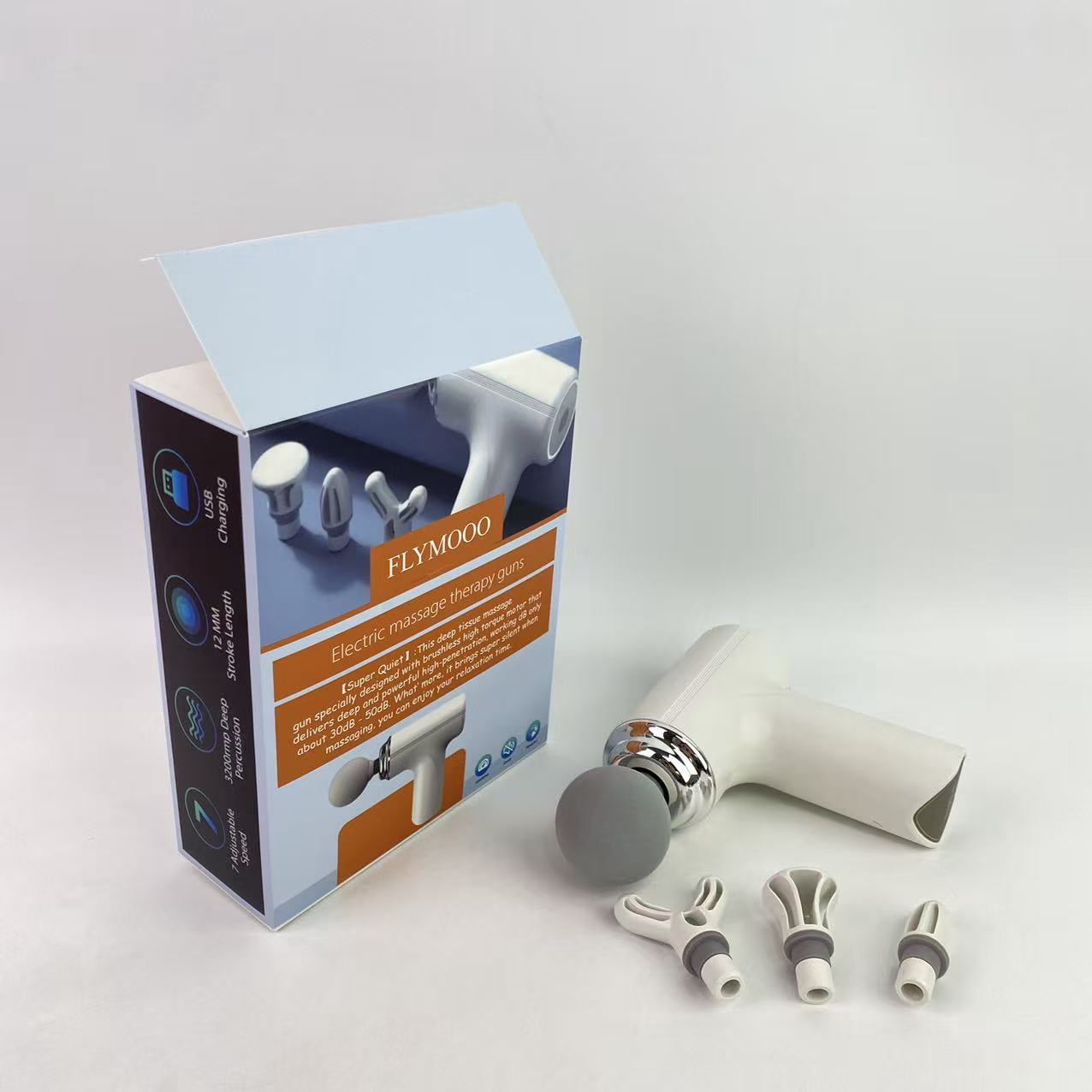 FLYMOOO Electric massage therapy guns, Deep Tissue Massager, Portable Muscle Massage Gun for Back Neck Muscle Relieve
