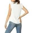 thumbnail image 3 of NOMADIC NOOK Women's 2 Packs Ruffled Sleeveless Pullover V- Neck Work Blouses, 3 of 6