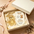 thumbnail image 4 of Linnome Adorable Pocket Hug 2D Acrylic Cute Animal Keepsake with Card - Sweet Mini Encouragement Thinking of You Gift - Tiny Pocket Charm Mental Health Support Gift for Friends Family, 4 of 7
