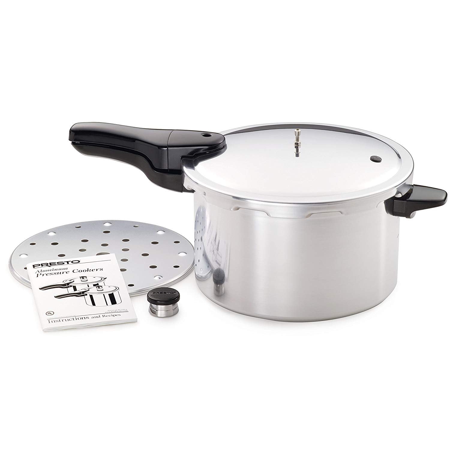 Presto 01282 8 Quart Aluminum Pressure Cooker Walmart