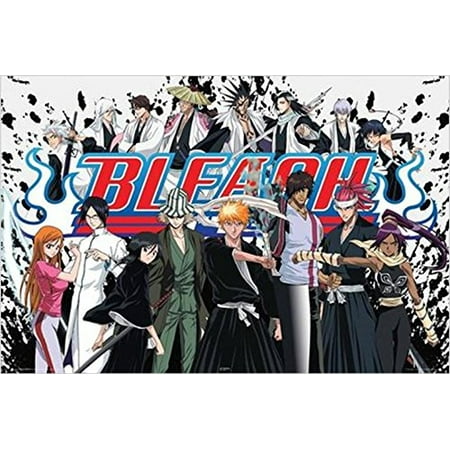 Kubo Bleach Cast 36x24 Anime Cartoon TV Art Print Poster Japanese Animation Cartoon Networks Adult Swim