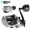 left hand, variant on SAMOLLA Large New Baitcasting Fishing Reel Saltwater Waterproof Sea Fishing 6.3:1 15KG Drag Catfishing Trolling Metal Base