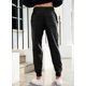 thumbnail image 4 of Pantalones largos de pana para hombre, con cordón y cintura elástica, holgados, para correr, informales, cargo, largos, de algodón y licra., 4 of 7