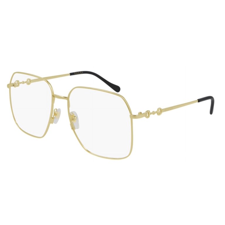 GUCCI GG0952O 002 Rectangular Gold Black Demo Lens 57 mm  display picture 3