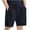 Black, variant on Mens Shorts, Men's 7 Inch Classic Fit Golf Shorts Lightweight Stretch Quick Dry Hiking Short