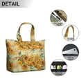 thumbnail image 3 of Sunflower Women's Large Weekend Travel Bag Moving Canvas Handbag Thick Double Layer Beach Weekend Travel Unisex Hospital Maternity Delivery with Toiletry Waterproof, 3 of 5