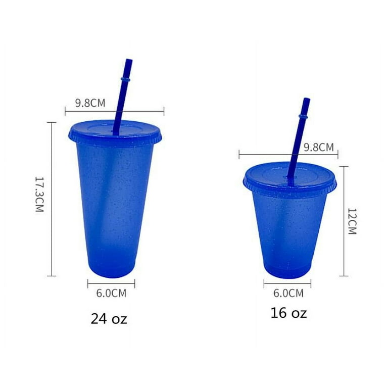 36 Pack 16 oz Glitter Cup with Straws and Lids, Plastic Reusable Tumblers  with Lids and Straws Bulk …See more 36 Pack 16 oz Glitter Cup with Straws