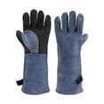 thumbnail image 2 of Guantes de soldadura Guantes de trabajo al aire libre Guantes BBQ Resistente al calor para del almacén con mujeres y hombres, 2 of 8