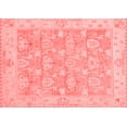thumbnail image 1 of Ahgly Company Indoor Rectangle Abstract Red Modern Area Rugs, 7' x 9', 1 of 4
