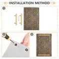 thumbnail image 2 of Bath Accessories Sets Single Print Decorative Tray With Handle For Home Bathroom Bedroom Fleur-de-lis Motifs, 2 of 7