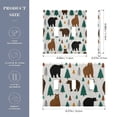 thumbnail image 3 of Dailycode Light Switch Plate Covers 2 Gang Wall Plate Plastics Outlet Covers for Kitchen Home Office Decor Bear Forest, 3 of 8