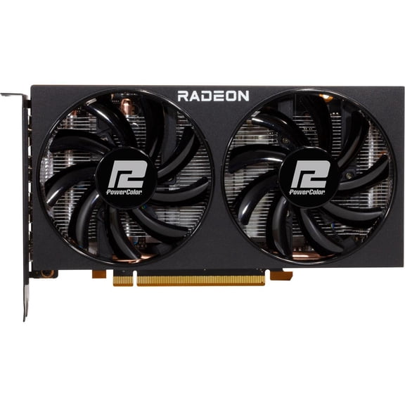 PowerColor Fighter Radeon RX 6600 8GB GDDR6 PCI Express 4.0 ATX Video Card AXRX 6600 8GBD6-3DH