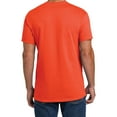 thumbnail image 4 of Hanes Essential-T Men T-Shirt, Short Sleeve Crew Neck, Classic Fit Cotton Tee, Orange, 5XL, 4 of 5