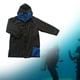 thumbnail image 1 of Parka Jacket Poncho Coat Thermal con bolsillo interior Outwear Chubasquero Espesar Forro Anorak Wearable Kids Changing Robe para , Azul negro DYNWAVEMX Cambio de chaqueta de túnica, 1 of 8