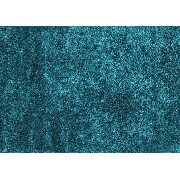 Ahgly Company Indoor Rectangle Abstract Light Blue Contemporary Area Rugs, 2' x 3'
