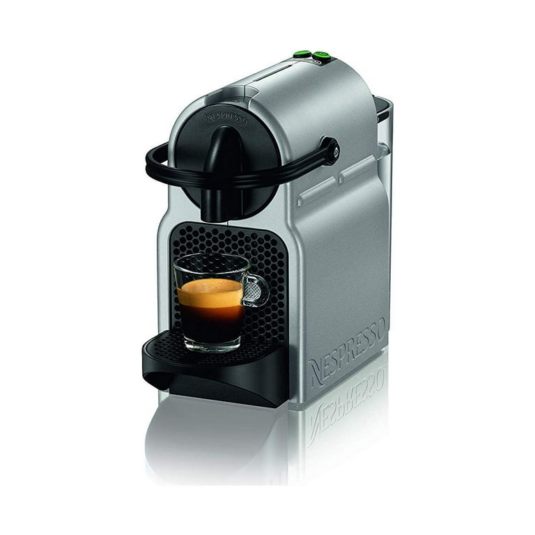 Inissia Espresso Machine De'Longhi with Aeroccino, Silver