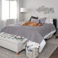 thumbnail image 5 of FurHaven Pet Products Quilted Twill Waterproof Bed/Furniture Protector - Gray, Large/Queen, 5 of 13