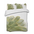 thumbnail image 2 of Sage Green Gold Twin Size Down Alternative Comforter, Lightweight Comforter Quilt Bedding Set with Pillow Shams Aesthetics Flower Boho Watercolor Art All Seasons Bed Comforter Duvet Insert 68"x86", 2 of 7
