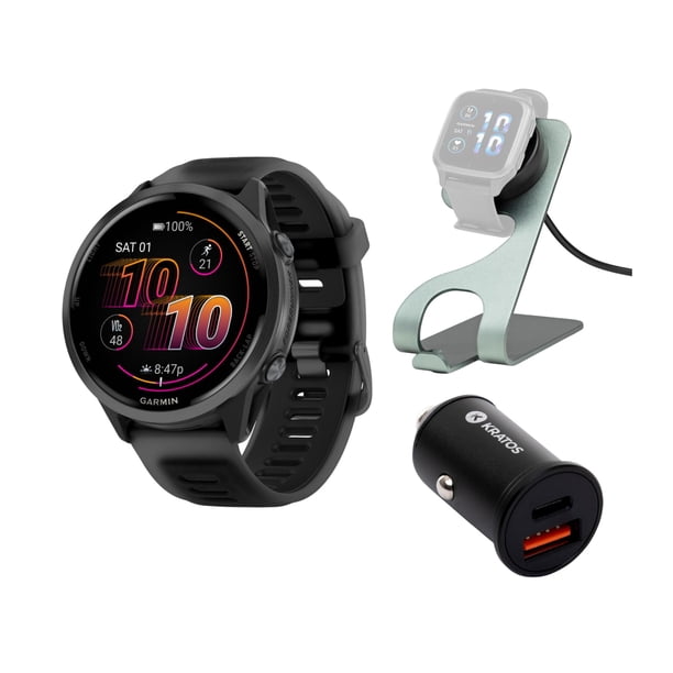 Reloj inteligente Garmin Forerunner 570 de 47 mm de aluminio gris pizarra