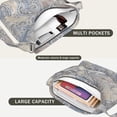 thumbnail image 3 of Stylish Rustic Crossbody Purse - Multi-Pocket Vintage Exotic Pattern Handbag for Fashion-Conscious Shoppers, 3 of 4