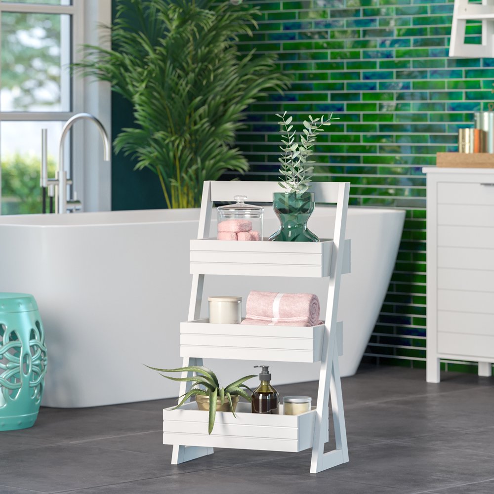3Shelf Storage Caddy, White