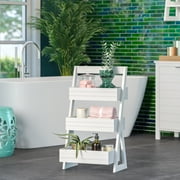 3-Shelf Storage Caddy, White