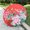 Black Friday Deals 2021! Chinese Silk Cloth Umbrella Classical Style Decorative Umbrella Oil Paper Umbrel
