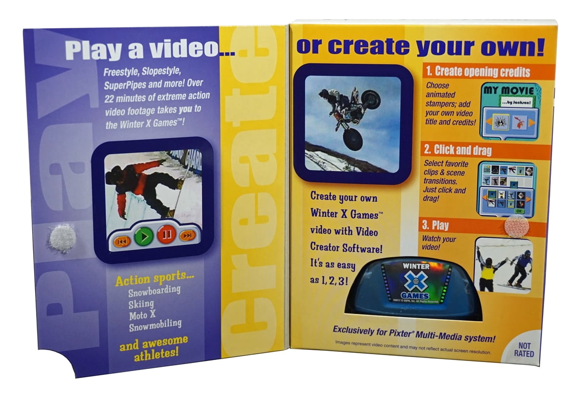 Pixter Cartridge Video Software - The Best of Winter X Games - Walmart.com