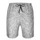 thumbnail image 3 of Balery Silver Mosaic Traje de Baño Estilo Hawaiano para Hombre, Shorts de Secado Rápido con Bolsillos-Medium, 3 of 6