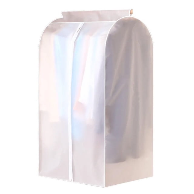 Bolsas colgantes para ropa para almacenamiento en armario, funda grande para colgar ropa, bolsa de almacenamiento con cremallera, ropa de armario translúcida