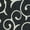 Black, variant on Unique Loom Scroll Decatur Rug