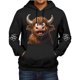 thumbnail image 1 of WILLBEST Sudaderas De Hombre Sudadera De Otoño e Invierno para Hombre con Estampado De Ganado Sudadera con Capucha y Hombros Descubiertos Sudadera De Manga Larga Top Chica, 1 of 3