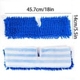 thumbnail image 4 of Nomeni Flip Mop Replacement Mop Heads Double Cleaning Pads Machine Washable Microfiber Mop For Dry And Home Kitchen Work Use (2 Pieces), 4 of 9