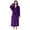 Purple, variant on Mrasaso Mens Hooded Fleece Robe, Ultra Soft Mens Robe, Plush Hooded Robe for Men with Belt & Pockets on Clearance
