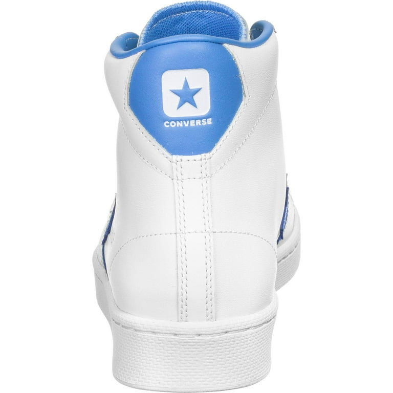 Converse Pro Leather High Top Sneakers Casual Shoe White Blue