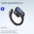 thumbnail image 2 of Auriculares Bluetooth para juegos Lenovo XT80 con micrófono, 2 of 9