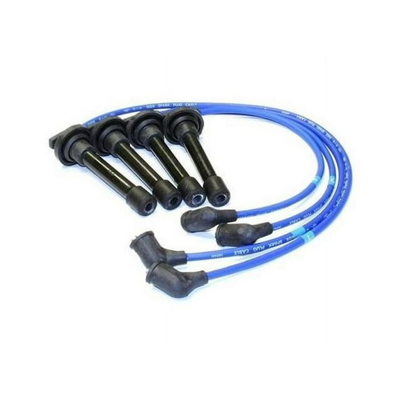 Spark Plug Wire Set - Compatible with 1993 - 1995 Honda Civic del Sol 1.5L 4-Cylinder 1994