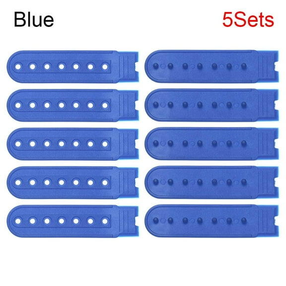 5 Sets POM Material Baseball Cap Clip Cowboy Hat Accessories Hats Repair Fasteners Strap Snapback Extender Straps Buckle Snapback Strap Replacement BLUE