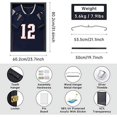thumbnail image 5 of Nice C Jersey Frame Display Case, Large Shadow Box, Sports Jersey Display Case with 98% UV Protection, Hangers and Hookers, Valet Pinboard, Acrylic, Football, Basketball (Set of 3), 5 of 5