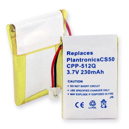 PLANTRONICS CS50 LI-POL 230mAh CORDLESS BATTERY + FREE SHIPPING