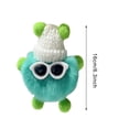 thumbnail image 2 of Cute Keychain Soft Woolen Weaving Keychain For Women Car Backpack Purse Accessories Wrist Key Holder, 2 of 3