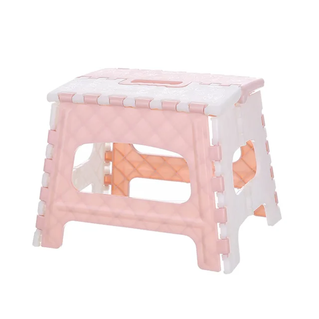 Taburete plegable superior - Rosa