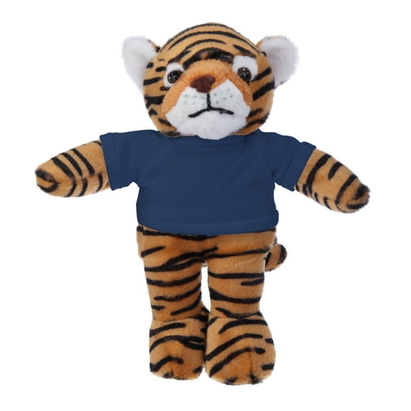 Plushland Tiger Plush Toys 12 Inch, Soft Stuffed Animal Cuddly Personalized Gift - Custom Text on Shirt - Great Present for Mothers Day, Valentine Day, Graduation Day, Birthday Home Decor