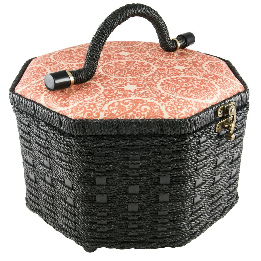 Singer Octagon Sewing Basket & Kit