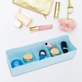 thumbnail image 3 of FAGINEY Plastic Drawer Organizer Bra Underwear Socks Cube Basket With 5 Grids, Socks Storage Box, Drawer Separator, 3 of 7