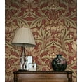 thumbnail image 6 of NextWall Red Clay & Lichen Acanthus Floral Peel and Stick Wallpaper, 6 of 9