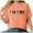 Orange, variant on Towmus I'M Fine Casual Letter T-Shirt Women Funny Halloween Clothes Gift Print Graphic Tee Tops